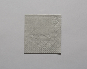 Image: cocktail paper napkin: Cathay Pacific Airways
