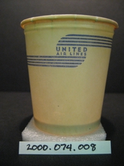 Image: paper cup: United Air Lines