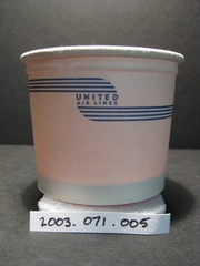 Image: paper cup: United Air Lines