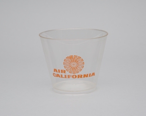 Image: plastic cup: Air California