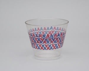 Image: plastic cup: American Airlines