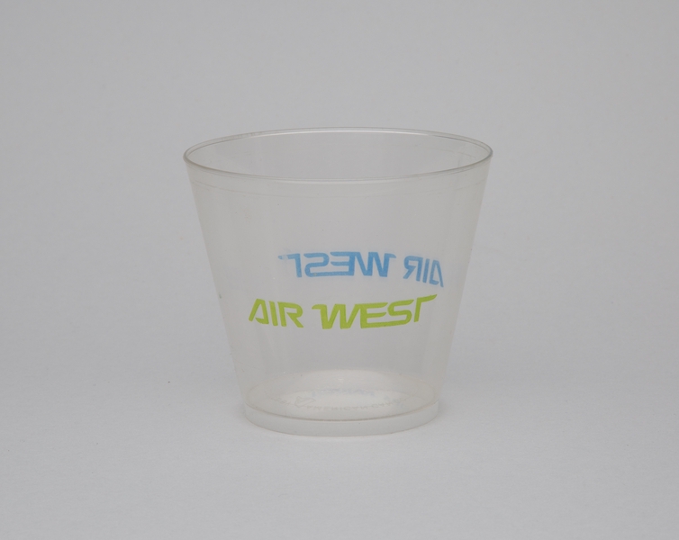 Image: plastic cup: Air West