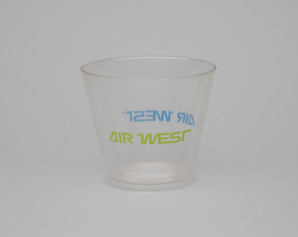 Plastic cup: Air West