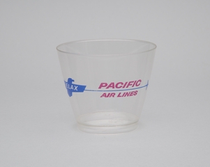 Image: plastic cup: Pacific Air Lines