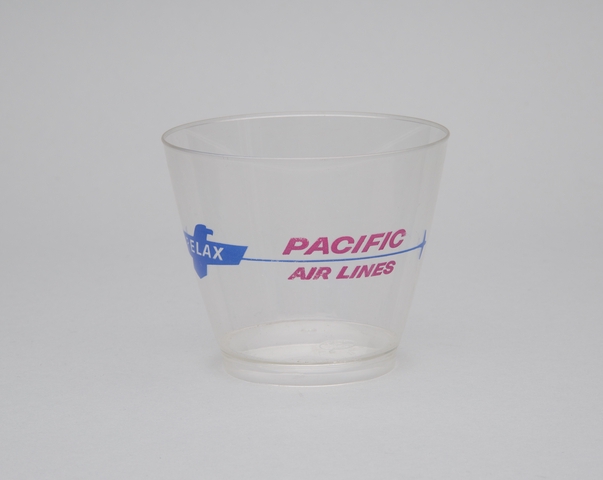 Plastic cup: Pacific Air Lines