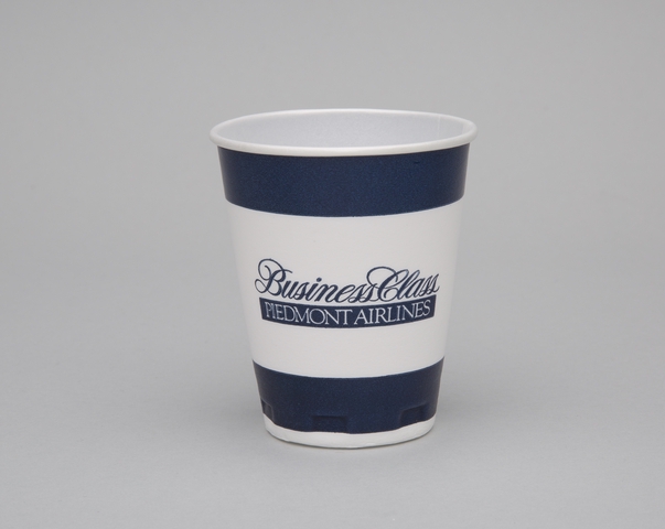 Plastic polystyrene cup: Piedmont Airlines