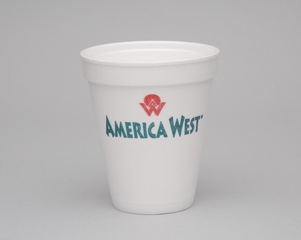Image: polystyrene cup: America West Airlines