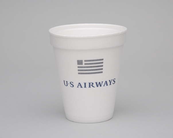 Polystyrene cup: US Airways