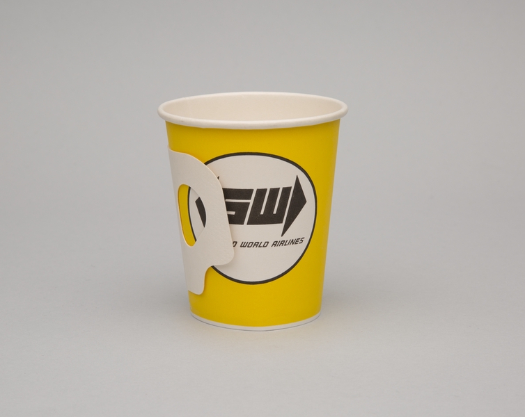 Image: paper cup: Seaboard World Airlines