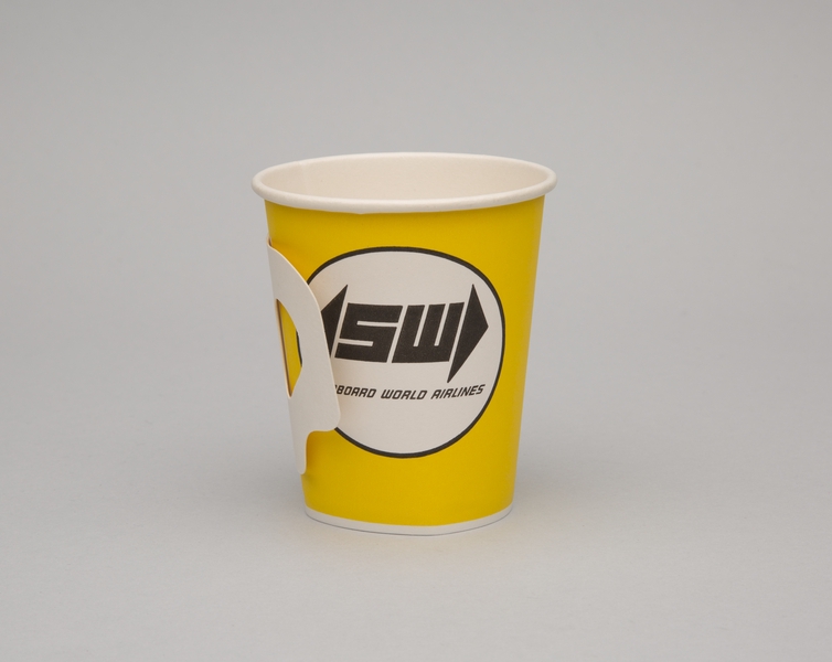 Image: paper cup: Seaboard World Airlines