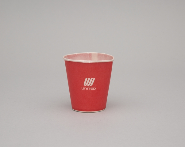 Paper cup: United Airlines