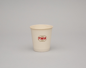 Image: paper cup: TWA (Trans World Airlines)