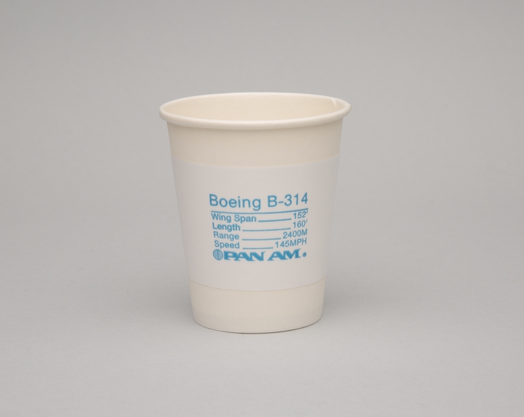 Image: paper cup: Pan American World Airways