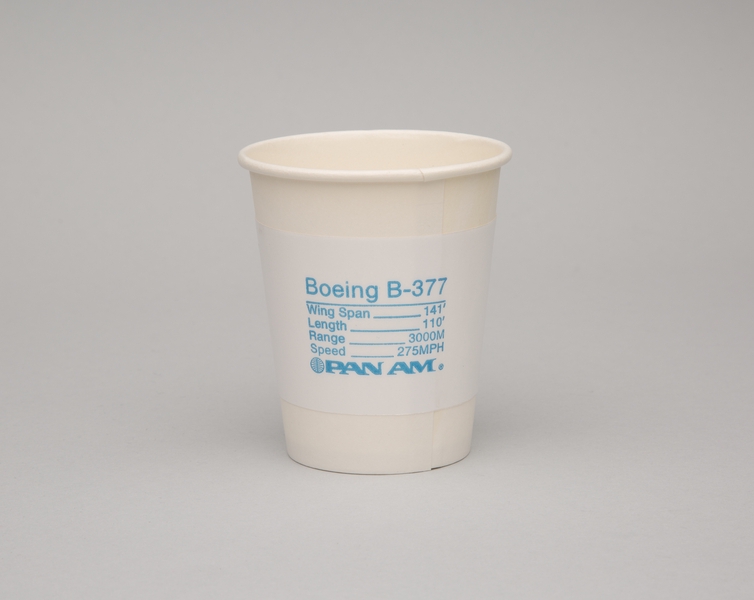 Image: paper cup: Pan American World Airways