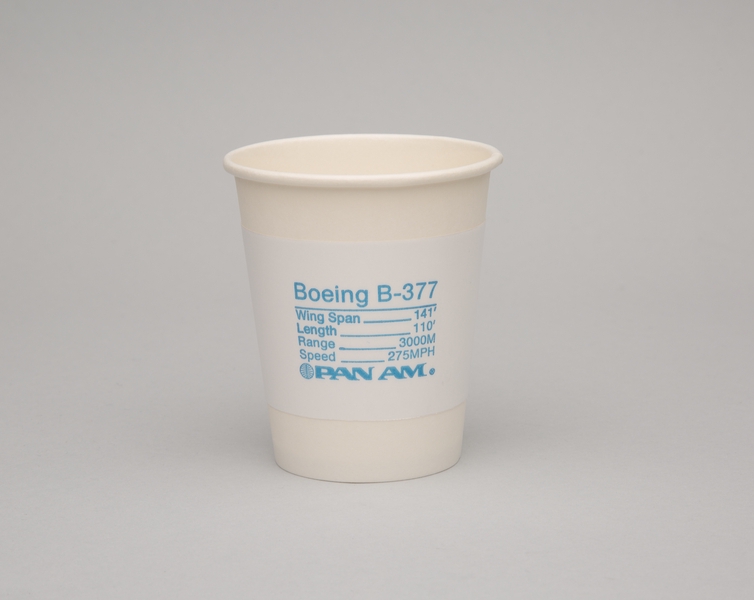 Image: paper cup: Pan American World Airways