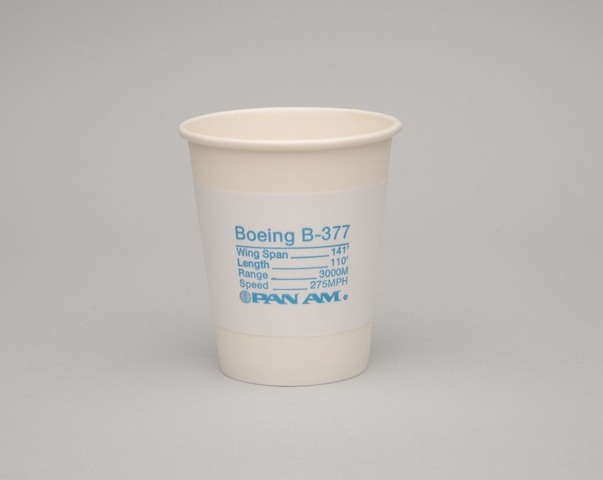 Paper cup: Pan American World Airways