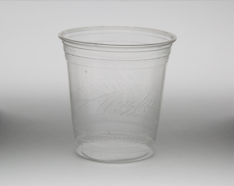 Image: plastic cup: Alaska Airlines