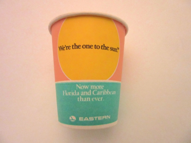Paper cup: Eastern Air Lines