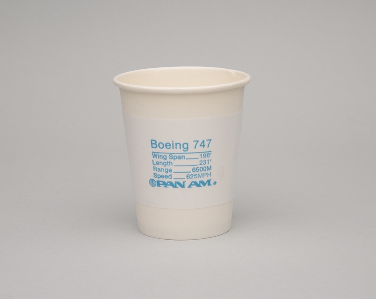 Image: paper cup: Pan American World Airways