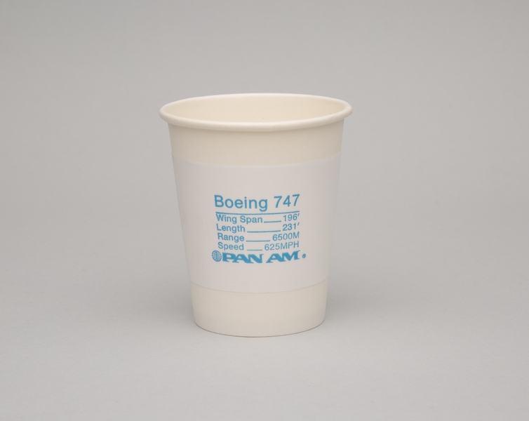 Image: paper cup: Pan American World Airways