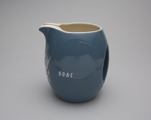 Image: water pitcher: British Overseas Airways Corporation (BOAC)