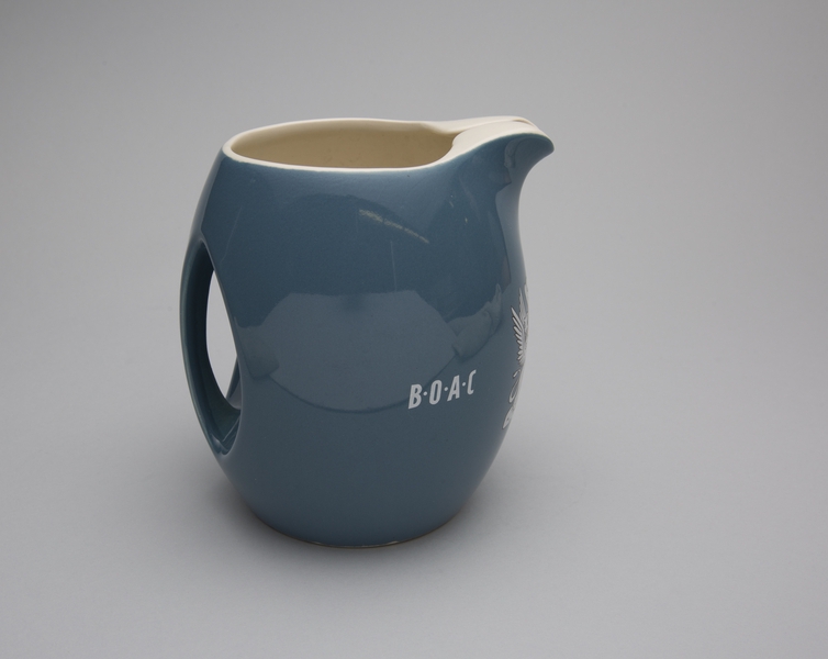 Image: water pitcher: British Overseas Airways Corporation (BOAC)