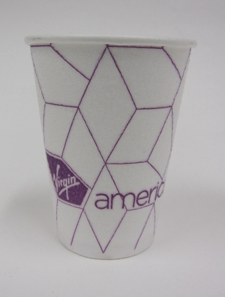 Image: paper cup: Virgin America