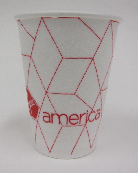 Image: paper cup: Virgin America