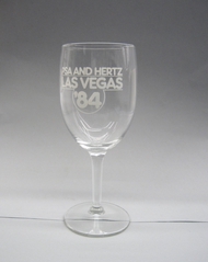 Image: wine glass: Pacific Southwest Airlines (PSA), Hertz Rent a Car