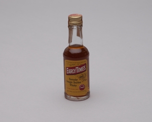 Image: miniature liquor bottle: Pacific Southwest Airlines (PSA), Early Times