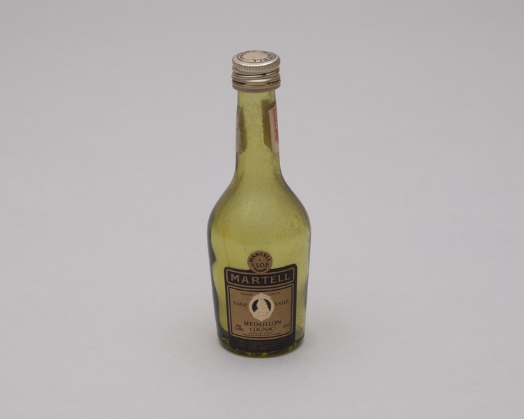 Image: miniature liquor bottle: Martell Medallion cognac