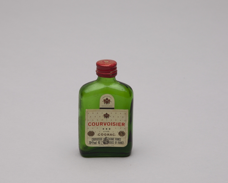 Image: miniature liquor bottle: Courvoisier cognac