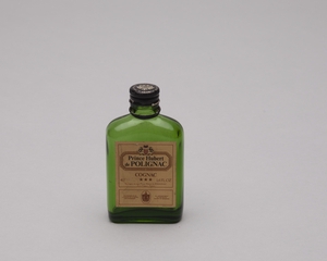 Image: miniature liquor bottle: Prince Hubert de Polignac cognac