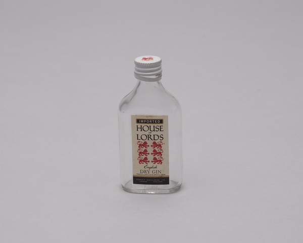 Miniature liquor bottle: Pan American World Airways, House of Lords
