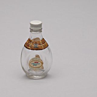 Image #1: miniature liquor bottle: United Air Lines, Pinch Finest Blended Scotch Whisky