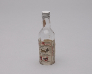 Image: miniature liquor bottle: Pacific Air Lines, Vaugh Jones Martini
