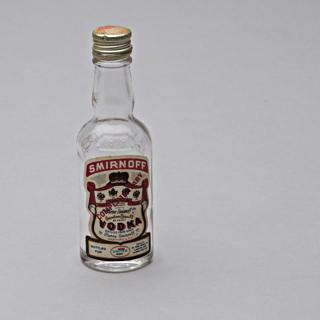 Image #3: miniature liquor bottle: United Air Lines, Smirnoff Vodka