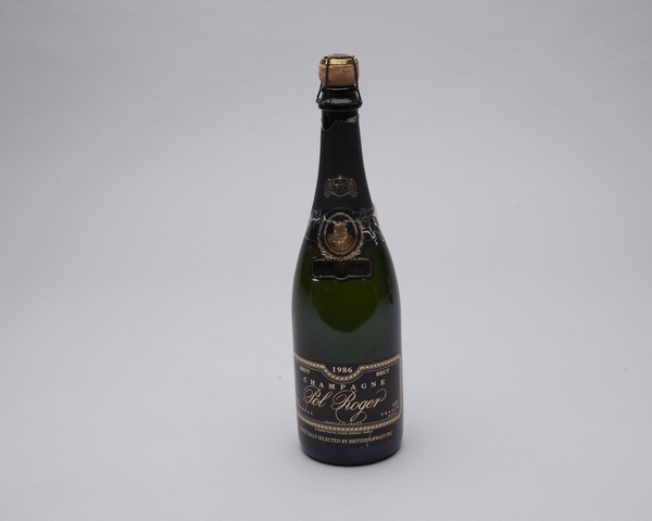 Champagne bottle: British Airways