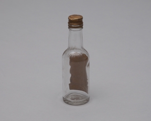 Image: miniature liquor bottle: United Air Lines, Smirnoff Vodka