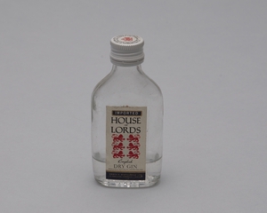 Image: miniature liquor bottle: Pan American World Airways, House of Lords Dry Gin