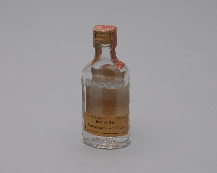 Image: miniature liquor bottle: American Airlines, Gordon’s Distilled London Dry Gin