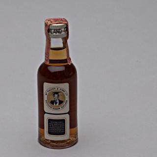 Image #2: miniature liquor bottle: United Air Lines, Teacher’s Scotch Whisky