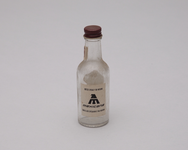 Image: miniature liquor bottle: Mexicana Airlines, Chivas Regal 