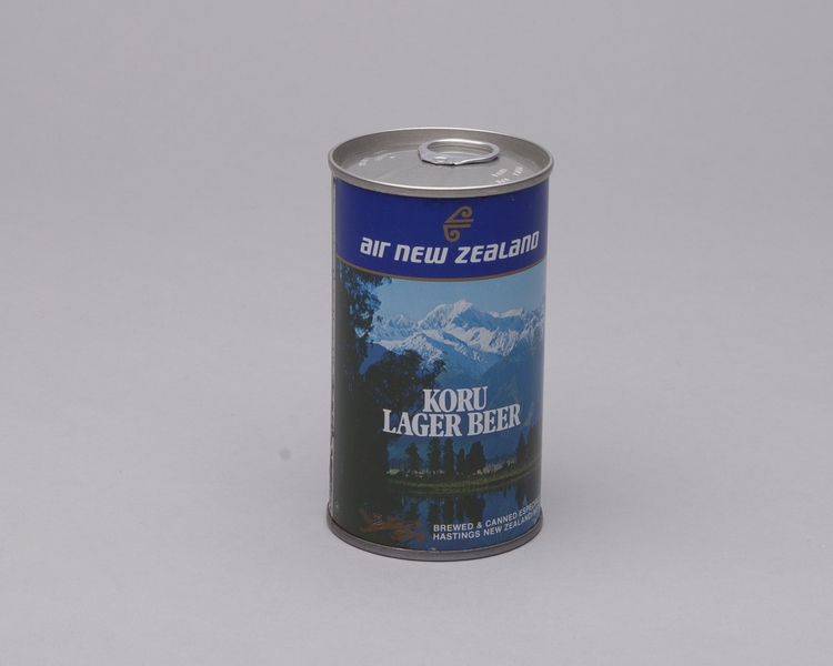 Image: beer can: Air New Zealand