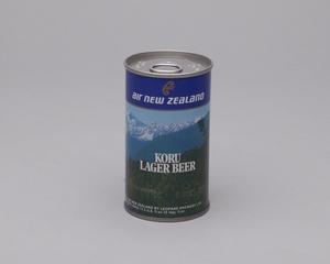 Image: beer can: Air New Zealand