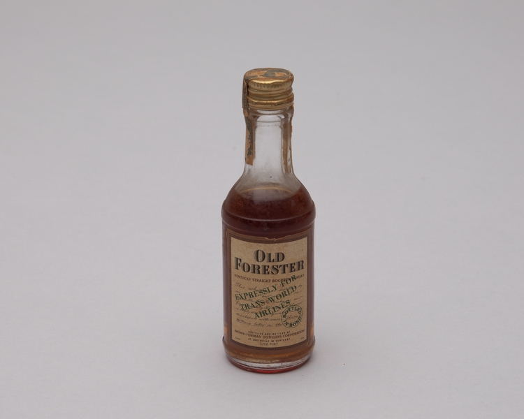 Image: miniature liquor bottle: TWA (Trans World Airlines)