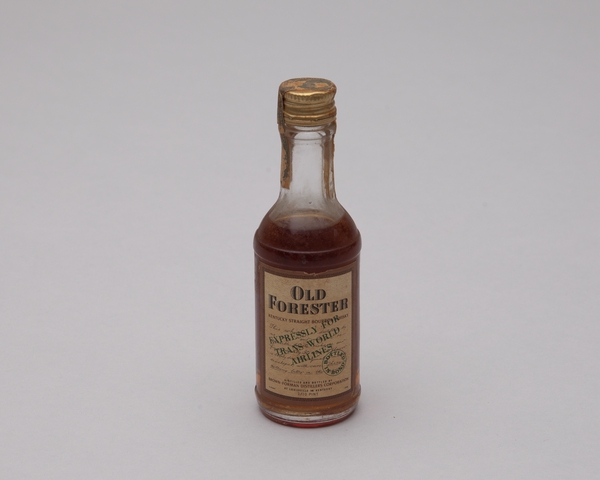 Miniature liquor bottle: TWA (Trans World Airlines)