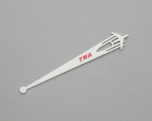 Image: swizzle stick: TWA (Trans World Airlines)