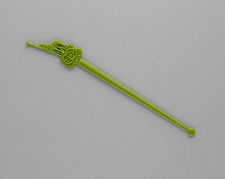 Image: swizzle stick: TWA (Trans World Airlines), Africa