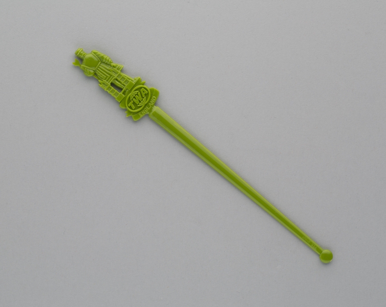 Image: swizzle stick: TWA (Trans World Airlines), England